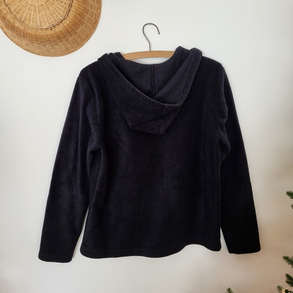 Vintage fleece embroidered sweater - Picture 4 of 4